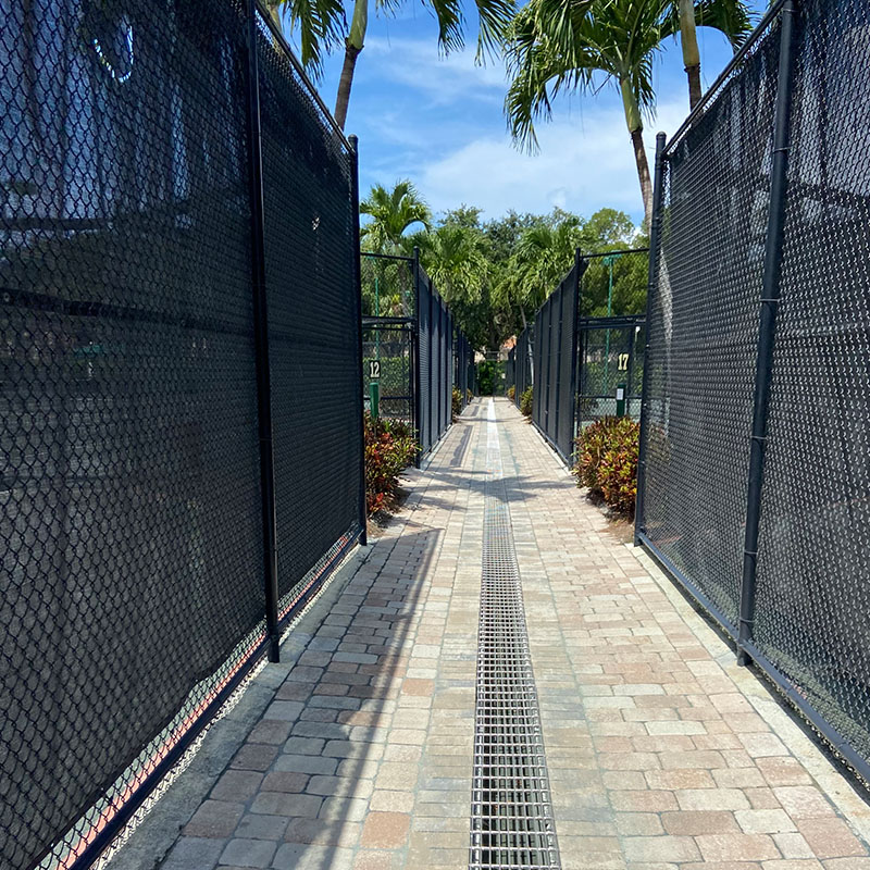 court drainage